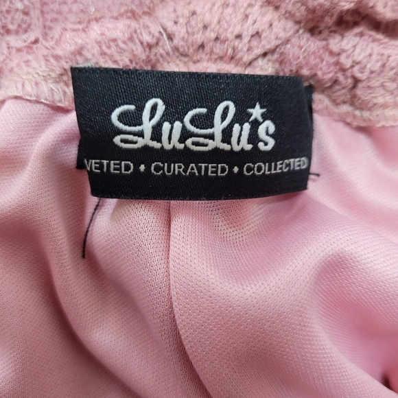 Lulus Beneath the Garden Arbor Dusty Rose Lace Maxi Dress Size Small - Picture 11 of 16